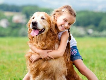 A dog can help your child